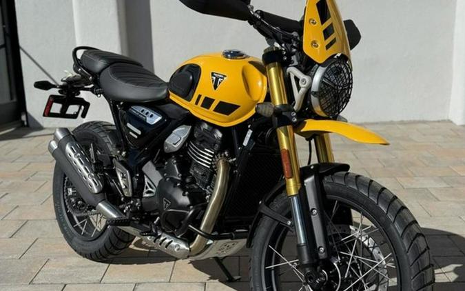 2026 Triumph Scrambler 400 XC Racing Yellow