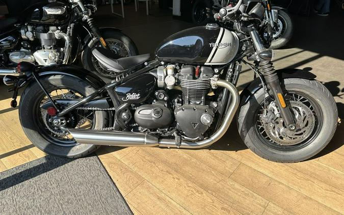 2024 Triumph Bonneville Bobber Jet Black/Ash Gray