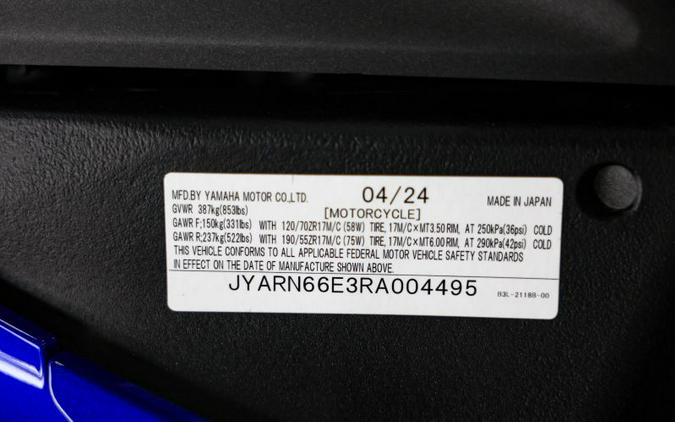 2024 Yamaha YZF-R1