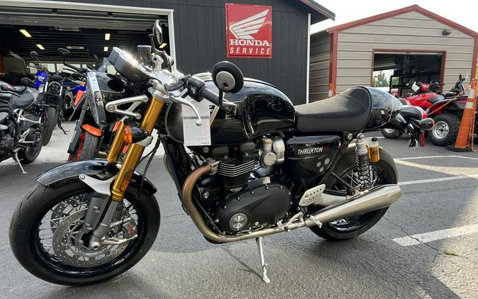 2024 Triumph Thruxton RS Jet Black / Silver Ice