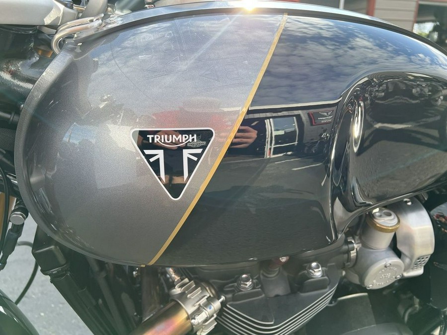 2024 Triumph Thruxton RS Jet Black / Silver Ice