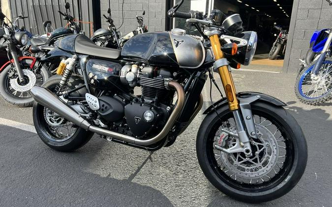 2024 Triumph Thruxton RS Jet Black / Silver Ice