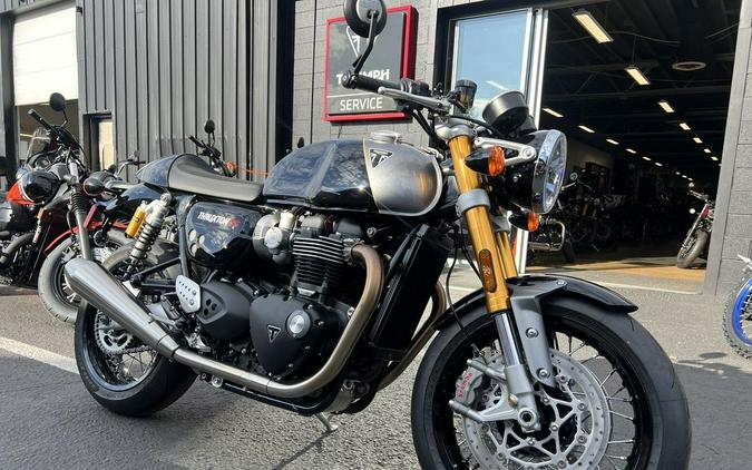 2024 Triumph Thruxton RS Jet Black / Silver Ice