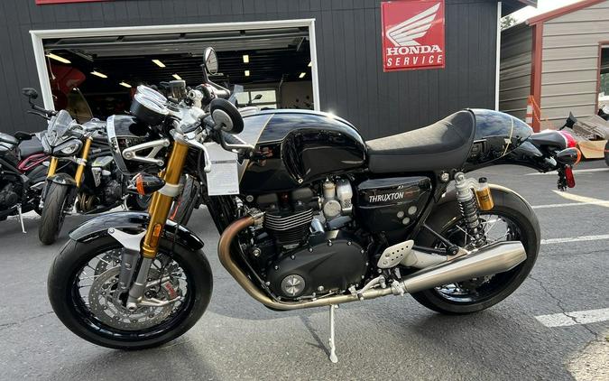 2024 Triumph Thruxton RS Jet Black / Silver Ice