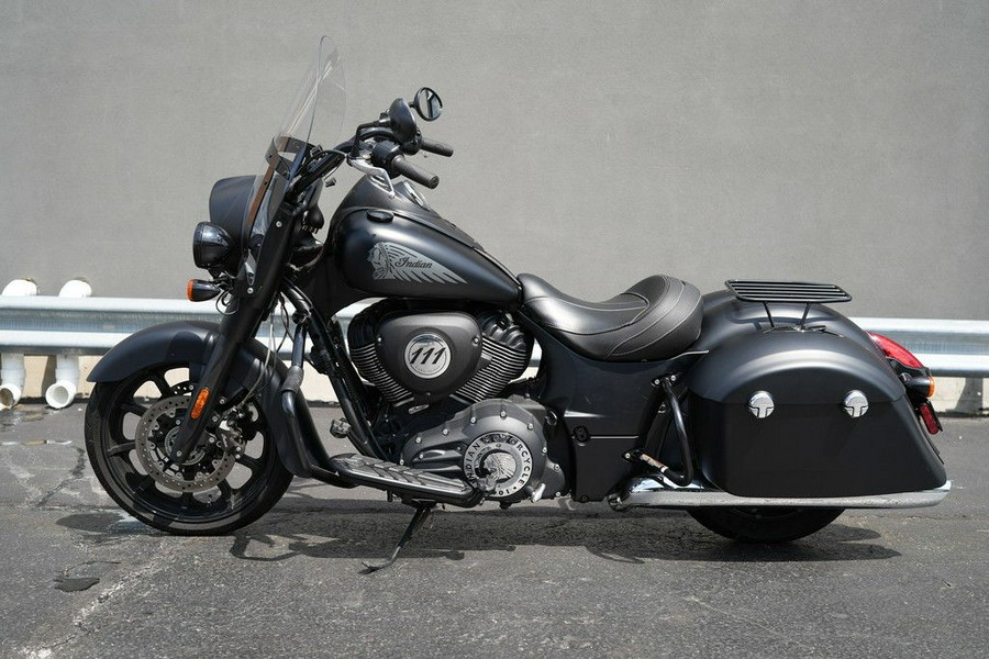 2018 Indian Motorcycle Springfield Dark Horse ABS Thunder Black Smoke
