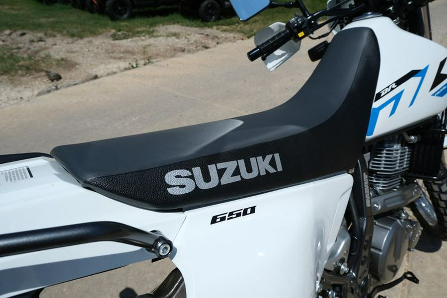 New 2025 SUZUKI DR 650 S WHITE