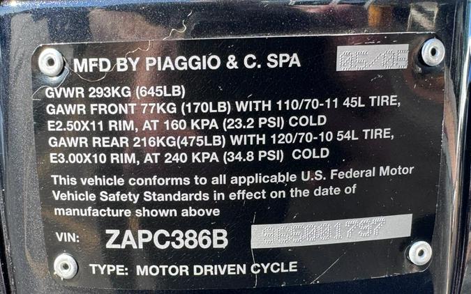 2006 VESPA LX 50