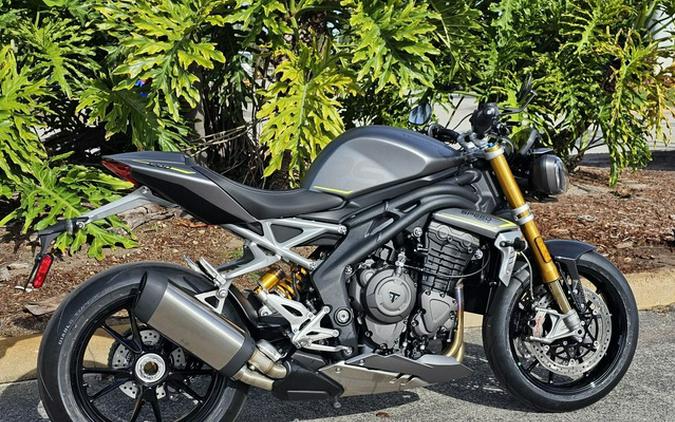 2024 Triumph Speed Triple 1200 RS Matte Silver Ice RS
