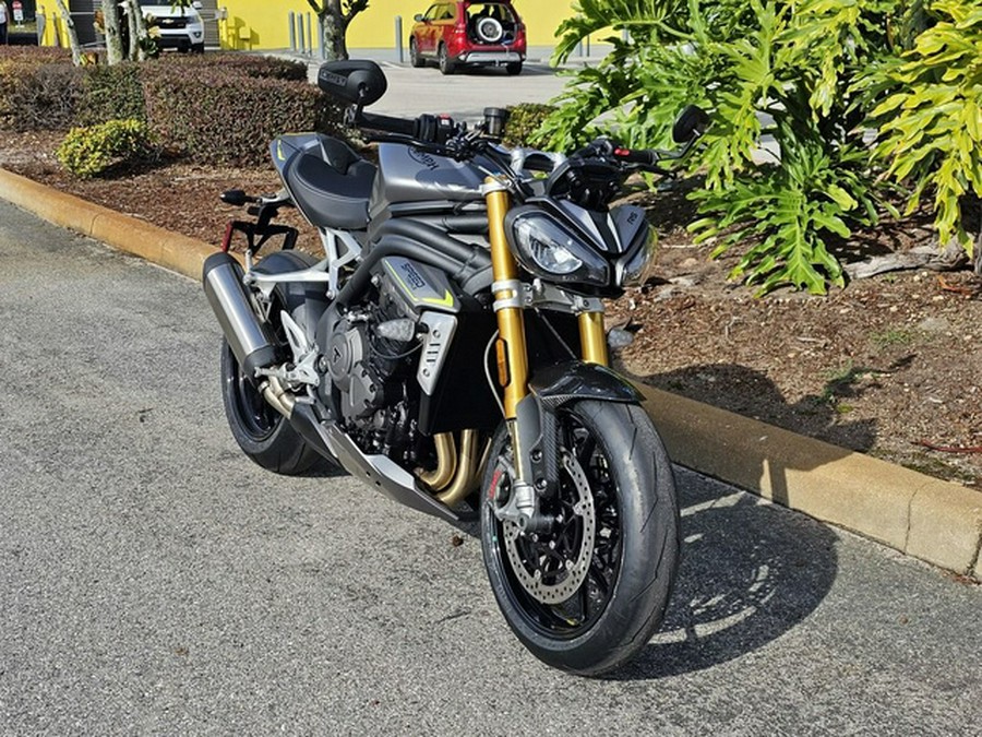 2024 Triumph Speed Triple 1200 RS Matte Silver Ice RS