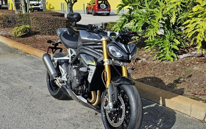 2024 Triumph Speed Triple 1200 RS Matte Silver Ice RS