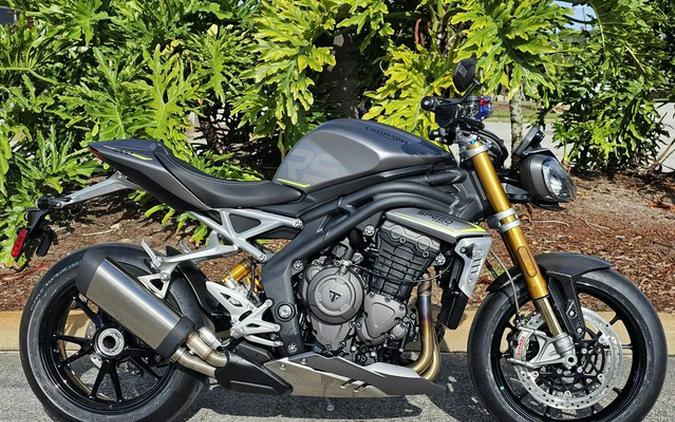 2024 Triumph Speed Triple 1200 RS Matte Silver Ice RS