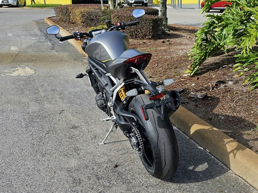 2024 Triumph Speed Triple 1200 RS Matte Silver Ice RS