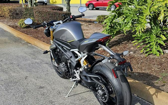 2024 Triumph Speed Triple 1200 RS Matte Silver Ice RS