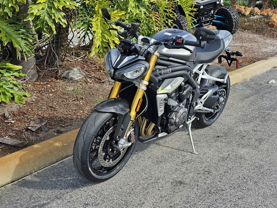 2024 Triumph Speed Triple 1200 RS Matte Silver Ice RS