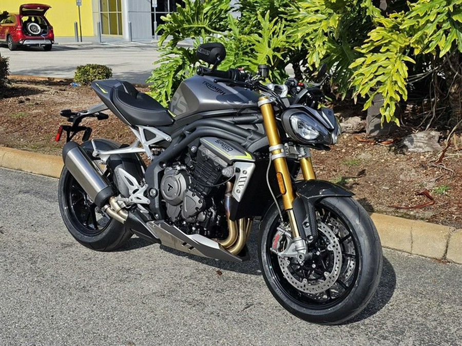 2024 Triumph Speed Triple 1200 RS Matte Silver Ice RS