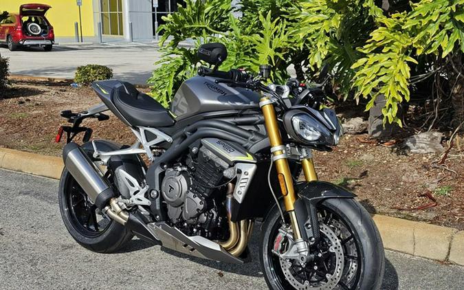 2024 Triumph Speed Triple 1200 RS Matte Silver Ice RS