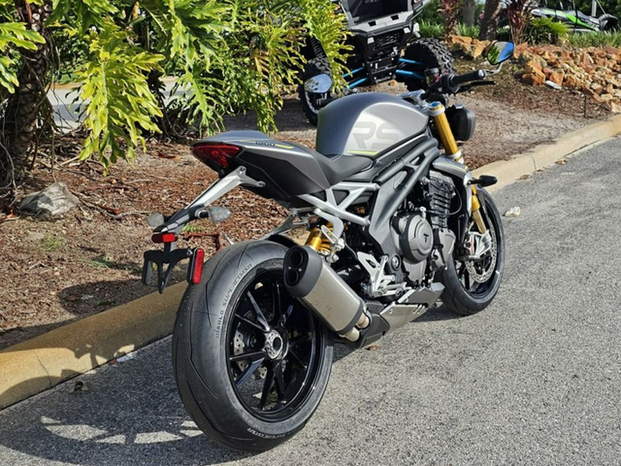 2024 Triumph Speed Triple 1200 RS Matte Silver Ice RS