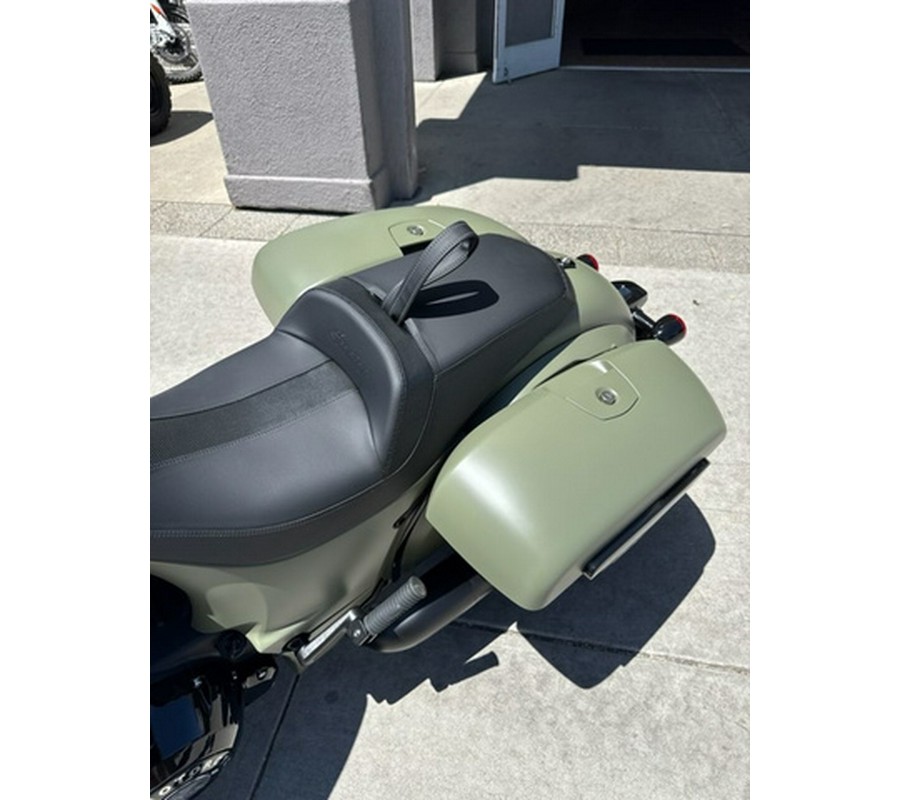 2025 Indian Springfield Dark Horse Moss Green Smoke