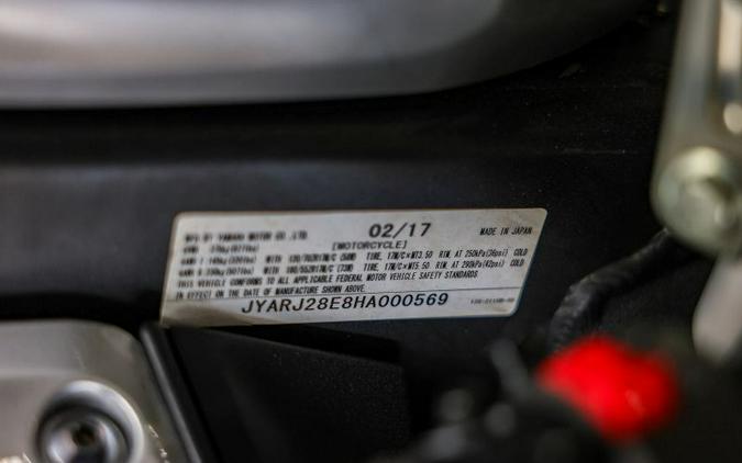 2017 Yamaha YZF-R6