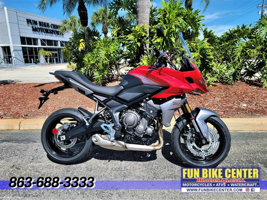 2023 Triumph Tiger Sport 660 Korosi Red / Graphite