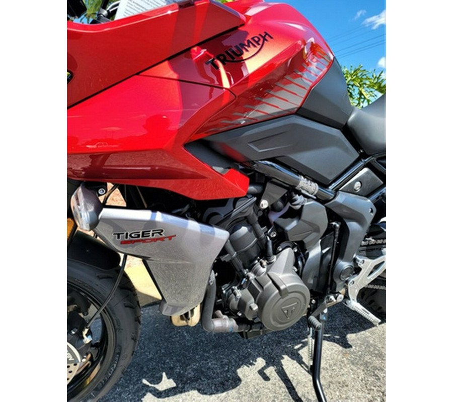 2023 Triumph Tiger Sport 660 Korosi Red / Graphite