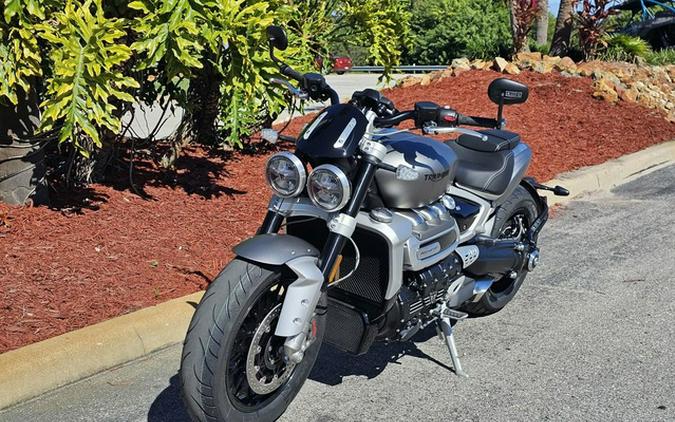 2024 Triumph Rocket 3 R Matte Silver Ice ROCKET 3 R