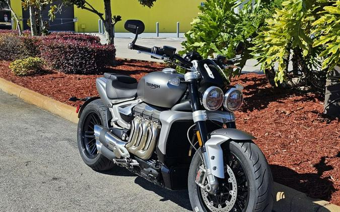 2024 Triumph Rocket 3 R Matte Silver Ice ROCKET 3 R