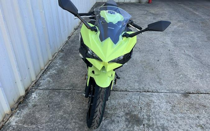 2026 Kawasaki Ninja 500 ABS Metallic Yellowish Green/Ebony
