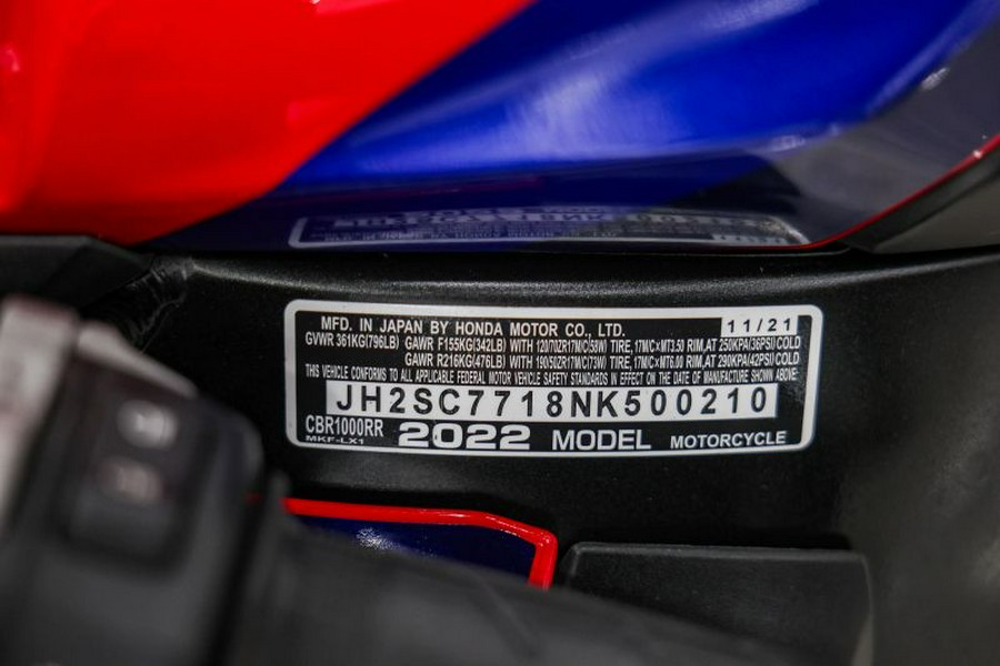 2022 Honda CBR1000RR