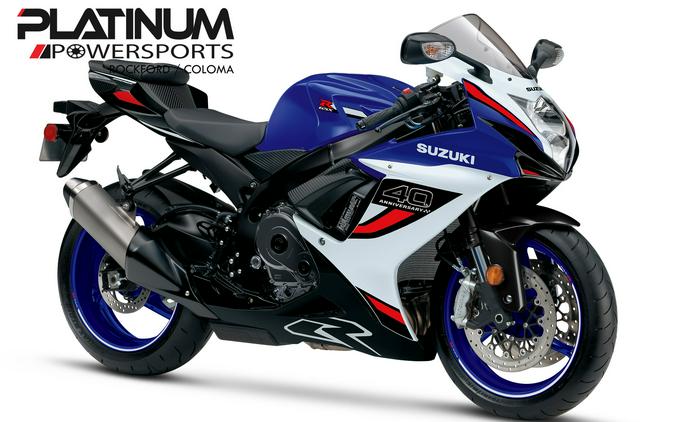 2027 Suzuki GSX-R600Z 40th Anniversary Edition Pearl Vigor Blue / Pearl Tech White