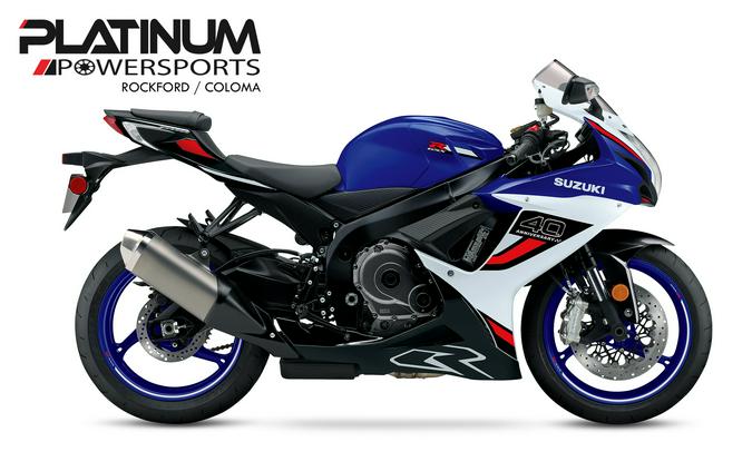 2027 Suzuki GSX-R600Z 40th Anniversary Edition Pearl Vigor Blue / Pearl Tech White