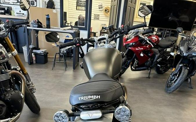 2024 Triumph Speed Twin 1200 Matte Ironstone/Matte Storm Grey