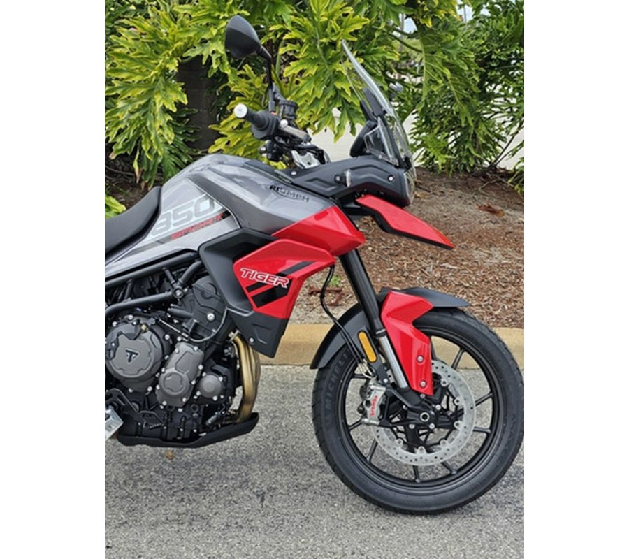 2024 Triumph Tiger 850 Sport Graphite/Diablo Red