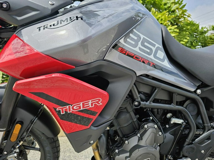 2024 Triumph Tiger 850 Sport Graphite/Diablo Red