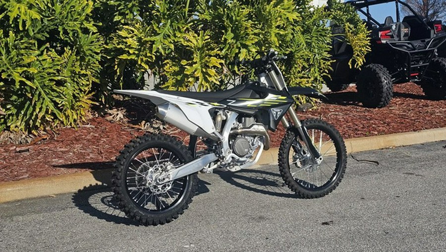 2026 Triumph TF 450-X Jet Black/Pure White 450-X