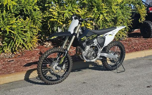 2026 Triumph TF 450-X Jet Black/Pure White 450-X