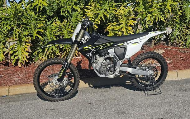 2026 Triumph TF 450-X Jet Black/Pure White 450-X