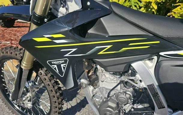 2026 Triumph TF 450-X Jet Black/Pure White 450-X
