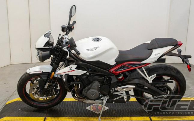 2018 Triumph Street Triple R - Low Crystal White Metallic