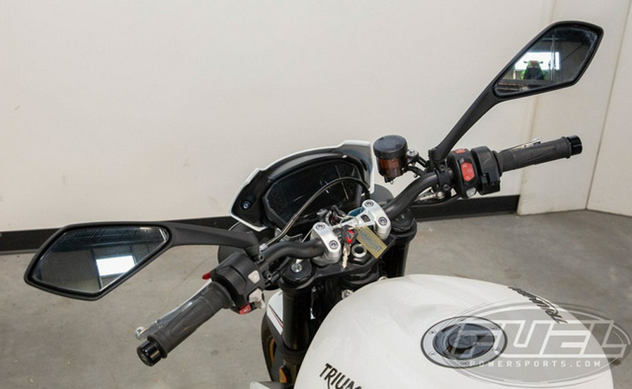 2018 Triumph Street Triple R - Low Crystal White Metallic