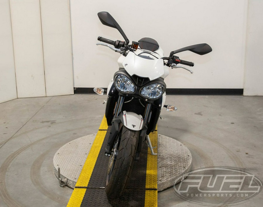 2018 Triumph Street Triple R - Low Crystal White Metallic