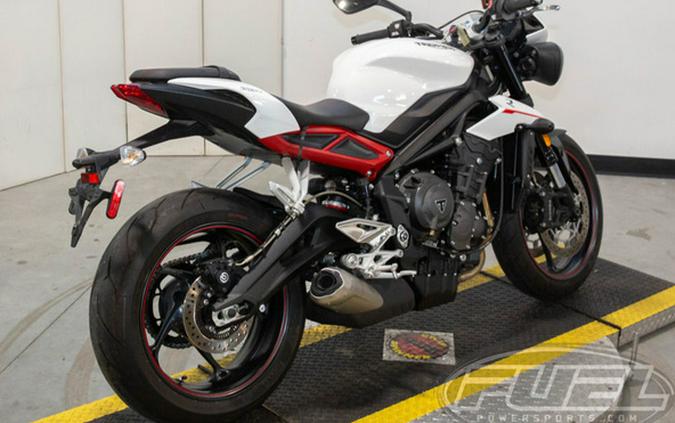 2018 Triumph Street Triple R - Low Crystal White Metallic