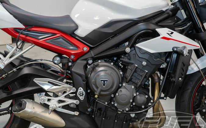 2018 Triumph Street Triple R - Low Crystal White Metallic