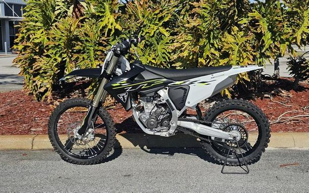 2026 Triumph TF 250-X Jet Black/Pure White 250-X