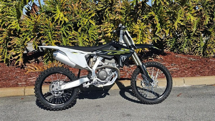 2026 Triumph TF 250-X Jet Black/Pure White 250-X