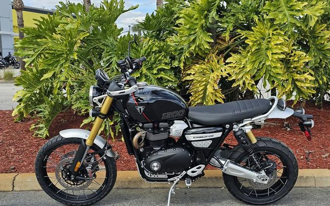 2024 Triumph Scrambler 1200 XE Phantom Black / Storm Grey