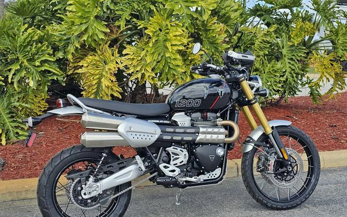 2024 Triumph Scrambler 1200 XE Phantom Black / Storm Grey