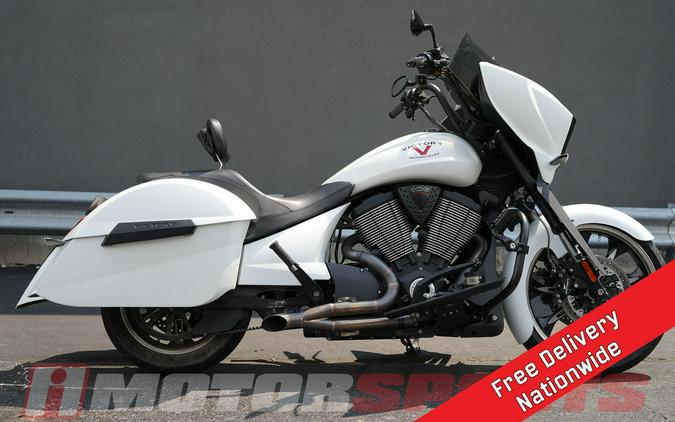 2016 Victory Motorcycles Cross Country Suede Pearl White
