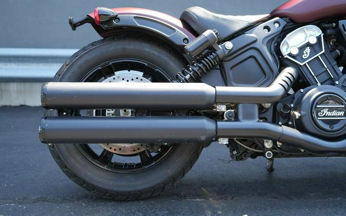 2022 Indian Motorcycle Scout Bobber ABS Maroon Metallic Smoke