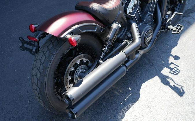 2022 Indian Motorcycle Scout Bobber ABS Maroon Metallic Smoke